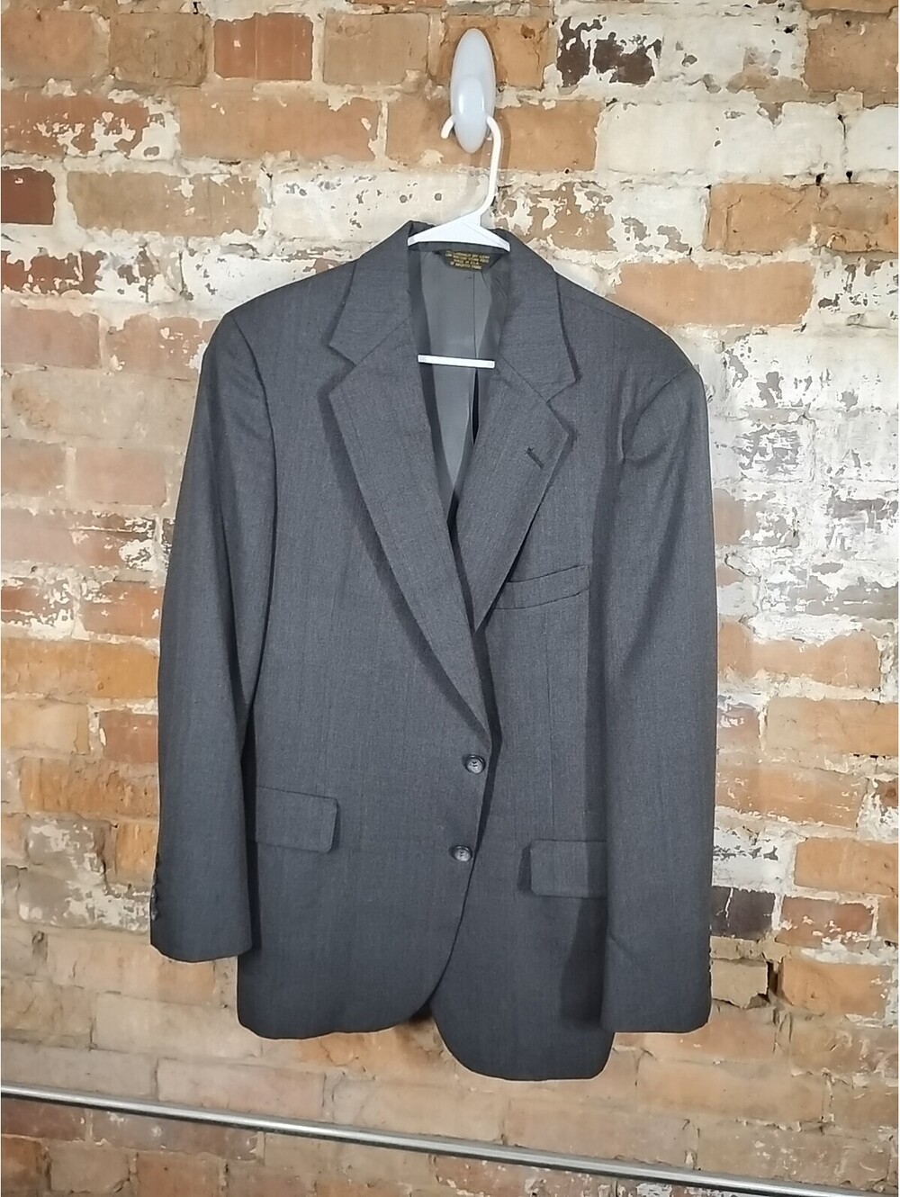 Strathmore by Richman Suite Jacket Men’s Size 44 R 100% Wool Gray